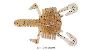 SMALL CRAB 2" 321 - GOLD LEGEND