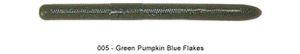 HEAVY SWAMP 5" 005 - GREEN PUMPKIN BLUE FLAKES