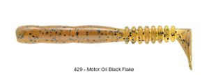 ROCKVIBE SHAD 3,5" 429 - MOTOR OIL PEPPER