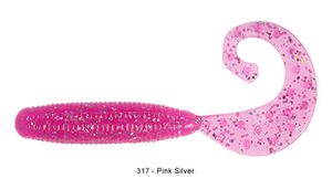 FAT G-TAIL GRUB 4" 317 - PINK SILVER