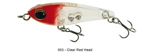 DEMPSEY 45 FLOATING 3G 003 - CLEAR RED HEAD