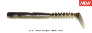 ROCKVIBE SHAD 3,5" B78 - GREEN PUMPKIN PEARL WHITE ROCKVIBE SHAD 3,5" B78 - GREEN PUMPKIN PEARL WHITE