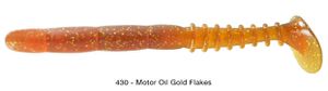 FAT ROCKVIBE SHAD 6,5" 430 - MOTOR OIL GOLD FLAKE