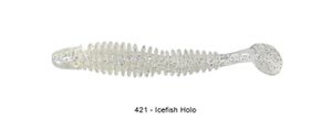 BUBBLING SHAD 3" 421 - ICEFISH HOLO