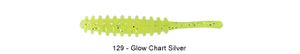 AJI RINGER 1.5" 129 - GLOW CHARTREUSE SILVER