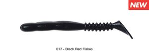 ROCKVIBE SHAD 2" 017 - BLACK RED FLAKE