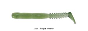 ROCKVIBE SHAD 2" A01 - PURPLE WEENIE