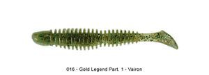 BUBBLING SHAD 3" 016 - GOLD LEGEND PART1