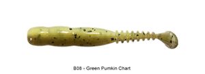 ROCKVIBE SHAD 2" B08 - GREEN PUMPKIN CHARTREUSE ROCKVIBE SHAD 2" B08 - GREEN PUMPKIN CHARTREUSE