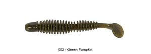 BUBBLING SHAD 3" 002 - GREEN PUMPKIN