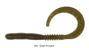 CURLY CURLY 4" 002 - GREEN PUMPKIN CURLY CURLY 4" 002 - GREEN PUMPKIN