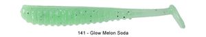 AJI RINGER SHAD 1.5" 141 - GLOW MELON SODA