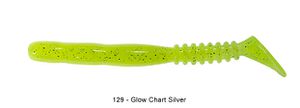 ROCKVIBE SHAD 3" 129 - GLOW CHARTREUSE SILVER ROCKVIBE SHAD 3" 129 - GLOW CHARTREUSE SILVER