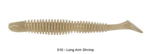 BUBBLING SHAD 4" 010 - LONG ARM SHRIMP