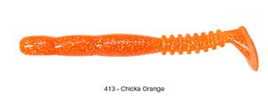 FAT ROCKVIBE SHAD 4" EXTRA SOFT 413 - CHIKA ORANGE