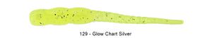 AJI MEAT 1.8" 129 - GLOW CHARTREUSE SILVER