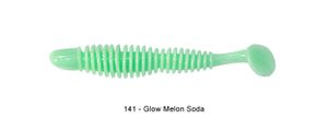 BUBBLING SHAD 3" 141 - GLOW MELON SODA