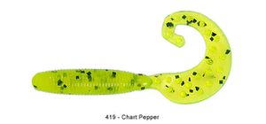 FAT G-TAIL GRUB MINI 2" 419 - CHARTREUSE PEPPER