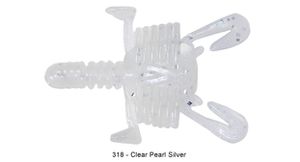 SMALL CRAB 2" 318 - PEARL SILVER