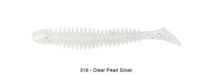 BUBBLING SHAD 3" 318 - PEARL SILVER