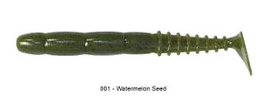 FAT ROCKVIBE SHAD 5" 001 - WATERMELON SEED