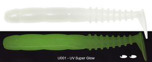 FAT ROCKVIBE SHAD 5" UV001 - UV SUPER GLOW