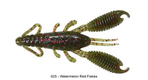 RING CRAW 3" 025 - WATERMELON RED FLAKE