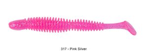 BUBBLING SHAD 4" 317 - PINK SILVER