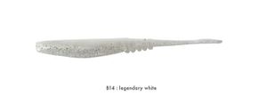 FLAT JERK 4" B14 - LEGEND WHITE