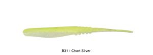 FLAT JERK 4" B31 - CHARTREUSE SILVER