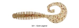 G-TAIL GRUB 3" 321 - GOLD LEGEND