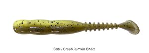 ROCKVIBE SHAD 3" B08 - GREEN PUMPKIN CHARTREUSE