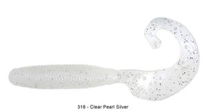 FAT G-TAIL GRUB 4" 318 - PEARL SILVER