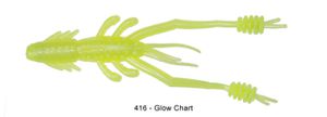 RING SHRIMP 3" 416 - GLOW CHARTREUSE