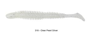 BUBBLING SHAD 4" 318 - PEARL SILVER