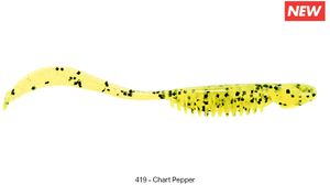 CURLY SHAD 3,5" 419 - CHARTREUSE PEPPER