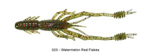 RING SHRIMP 4" 025 - WATERMELON RED FLAKE