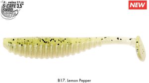S-CAPE SHAD 3,5" B17 - LEMON PEPPER