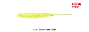 AJI SHIRASH 1.5" 129 - GLOW CHARTREUSE SILVER