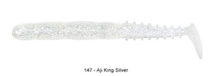 FAT ROCKVIBE SHAD 5" 147 - AJI KING SILVER