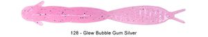 JÉ WORM 2.4" 128 - GLOW BUBBLE GUM SILVER