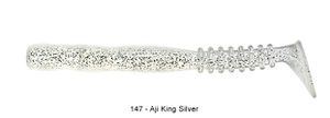 FAT ROCKVIBE SHAD 4" 147 - AJI KING SILVER