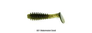 MINI BUBBLING SHAD 2" 001 - WATERMELON SEED