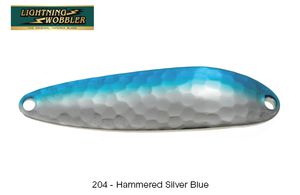 LIGHTNING WOBBLER 7 G 204 - HAMMERED SILVER BLUE