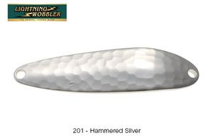 LIGHTNING WOBBLER 3.5 G 201 - HAMMERED SILVER