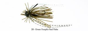 PDL MINI RUBBER BAIT FINESSE SP 2.7 G 28 - GREEN PUMPKIN RED FLAKE