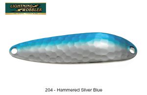 LIGHTNING WOBBLER 18 G 204 - HAMMERED SILVER BLUE