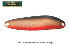 LIGHTNING WOBBLER 3.5 G 306 - HAMMERED GOLD BLACK ORANGE