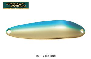 LIGHTNING WOBBLER 5 G 103 - GOLD BLUE