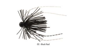 PDL MINI RUBBER 2.5G 02 - BLACK RED